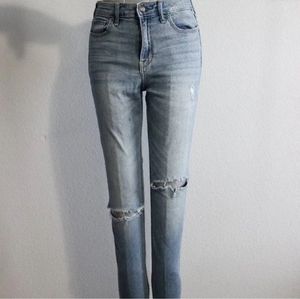 💙 Hollister Co. Hollister High Rise Super Skinny Distressed Classic Stretch